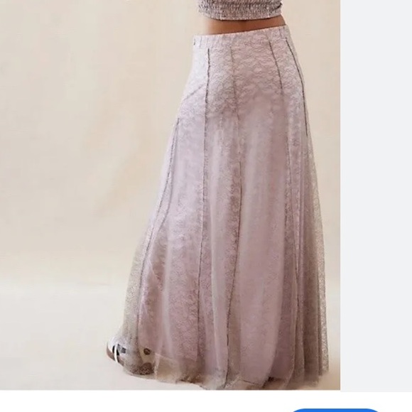 Free people lace maxi skirt - Picture 6 of 7